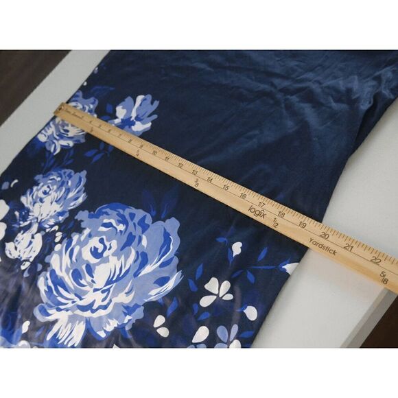 Pixie Lady Women's Blue Floral Short Sleeve T-Shirt Dress M - Picture 5 of 8